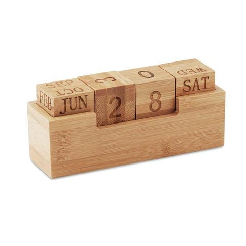Calendrier en bambou - Karenda | Calendrier pas cher