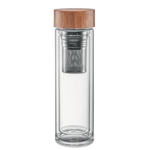 Gourde double paroi verre 400ml - Batumi glass | Gourde,verre pas cher