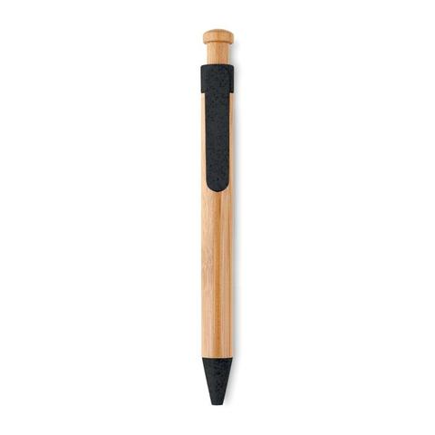 Stylo bambou/paille blé et ABS - Toyama | Stylo pas cher