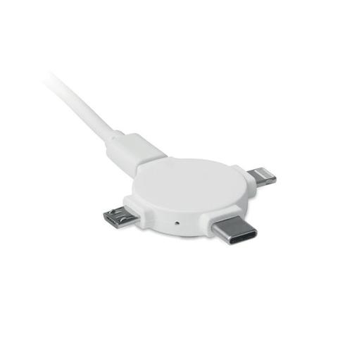 Câble avec adaptateur 3 en 1 - Ligo cable | Cable pas cher