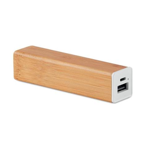 Powerbank bambou 2200 mAh - Powerbam | Batterie pas cher