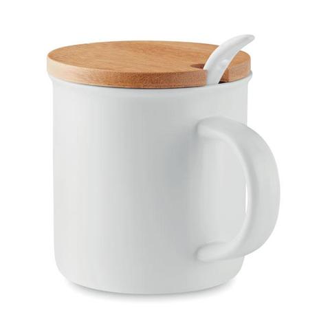 Mug porcelaine avec cuillère - Kenya | Mug,cuisine pas cher