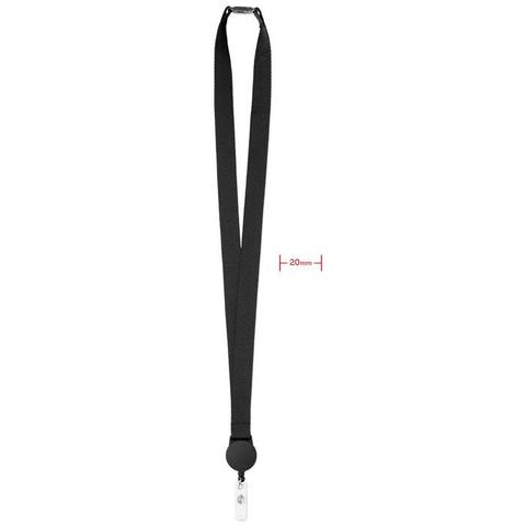 Lanyard avec badge extensible - Zip lanyard | Tour-de-cou,porte-badge pas cher