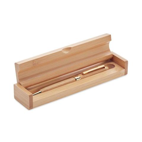 Stylo bille coffret bambou - Etna | Stylo pas cher