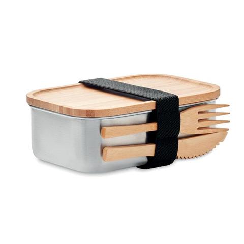 Lunch box en acier inox. 600ml - Savanna | Lunchbox pas cher