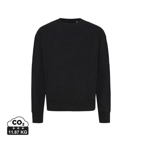 Sweater à col rond en coton recyclé Iqoniq Kruger | Sweat pas cher