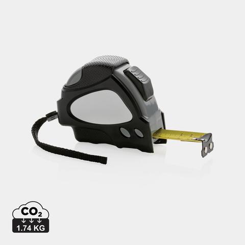 Mètre ruban Auto stop 8M/25mm en plastique recyclé RCS | Metre pas cher