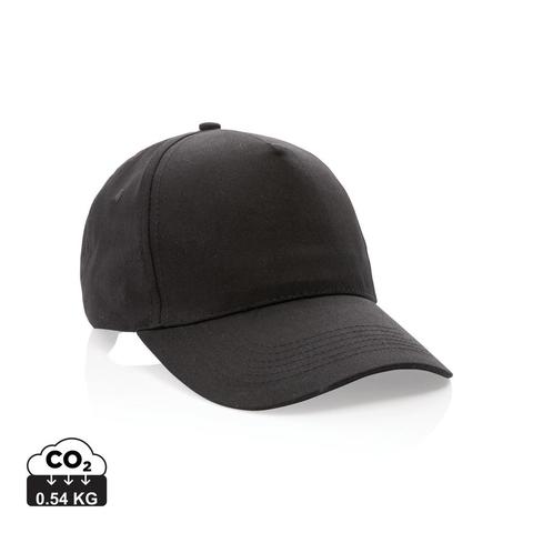 Casquette 5 panneaux en coton recyclé 190gr IMPACT | Casquette pas cher