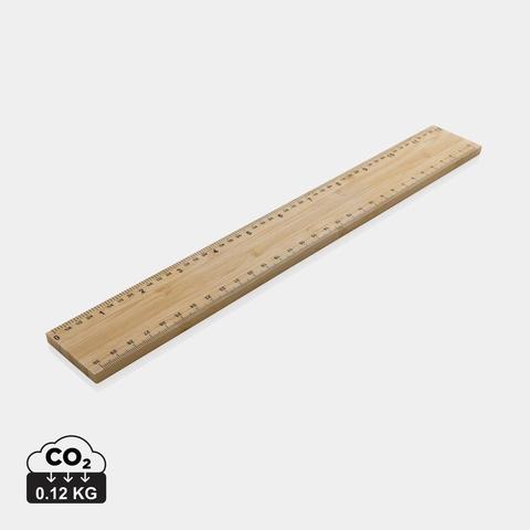 Règle 30cm épaisse et double face en bambou Timberson | Krokrodeal
