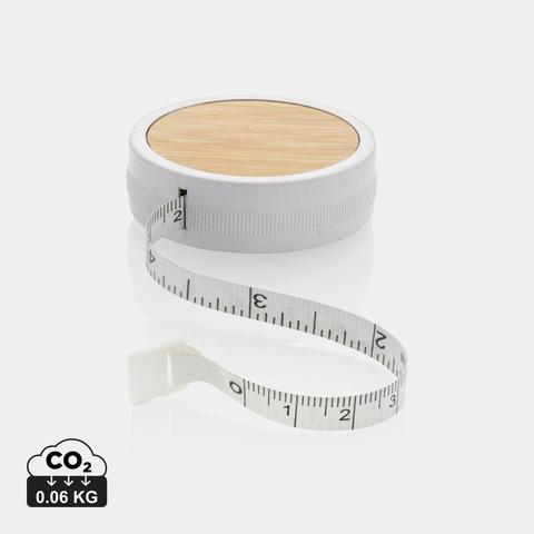 Mètre ruban de tailleur en plastique recyclé RCS et bambou | Metre pas cher