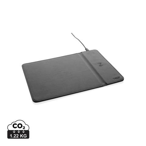 Tapis de souris en PU RCS avec chargeur 10W Swiss Peak | Souris,chargeur pas cher