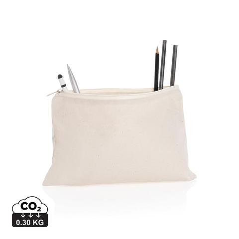 Trousse à crayons en toile recyclée non teintée Aware™ | Trousse,crayon,voyage pas cher