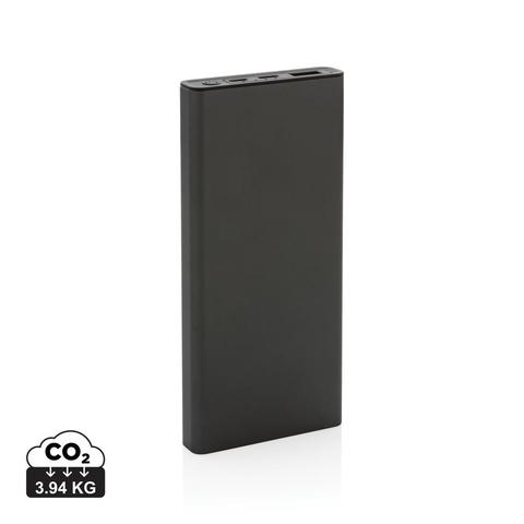 Powerbank 10.000 mAh et 18W en aluminium recyclé Terra RCS | Krokrodeal