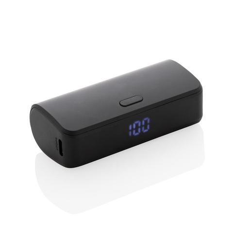 Powerbank 5000mAh charge rapide, plastique RCS, Flashcharge | Batterie pas cher
