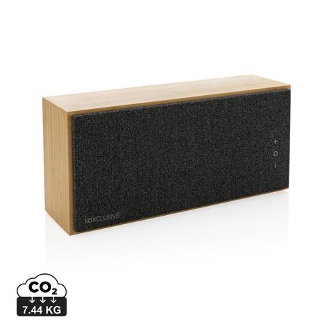 Haut-parleur sans fil 20W en bambou Wynn | Musique pas cher
