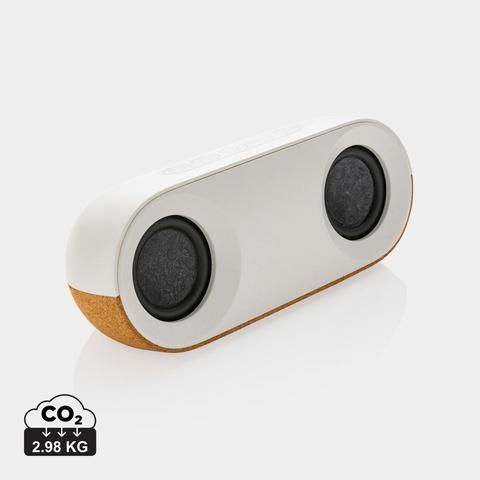 Enceinte 10W en plastique recyclé RCS et liège Oregon | Musique pas cher