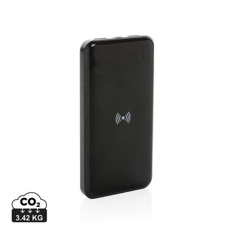 Powerbank 8000 mAh avec induction en plastique recyclé RCS | Batterie,chargeur pas cher