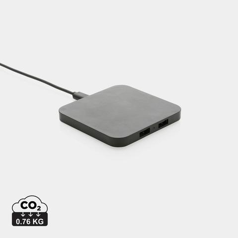 Chargeur 10W avec ports USB en plastique recyclé RCS | Chargeur pas cher