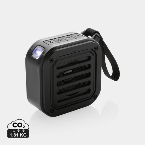 Enceinte 3W solaire en plastique recyclé RCS Sunwave | Musique pas cher