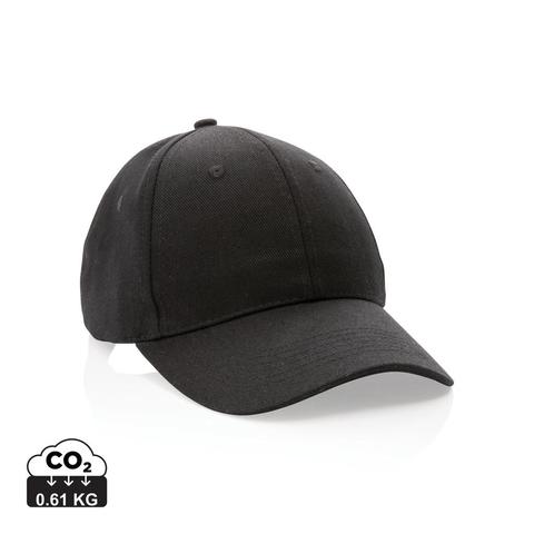 Casquette 6 panneaux en coton recyclé 280gr IMPACT | Casquette pas cher