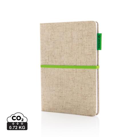Carnet A5 à couverture en jute | Plaid,bloc-notes pas cher