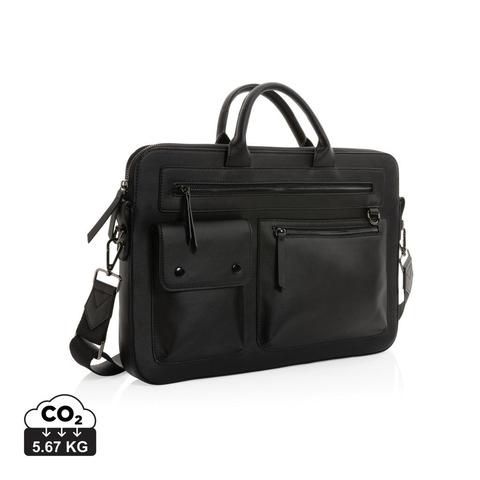 Sacoche ordinateur 14'' Swiss Peak en PU recyclé GRS | Krokrodeal