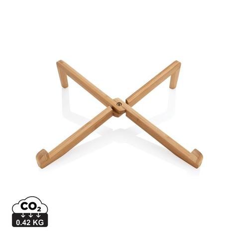 Support ordinateur portable en bambou | Support pas cher