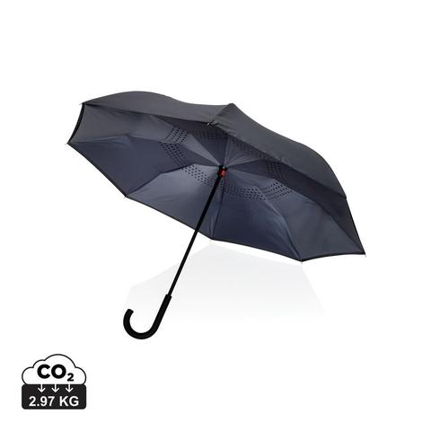 Parapluie réversible 23" en rPET 190T Impact AWARE™ | Parapluie pas cher