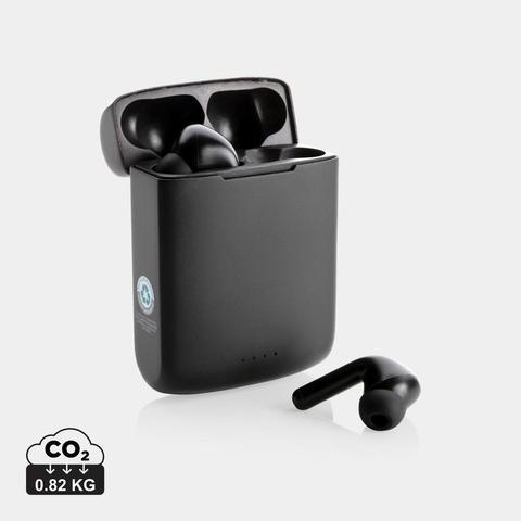 Ecouteurs solaires en plastique recyclé RCS Skywave | Musique pas cher
