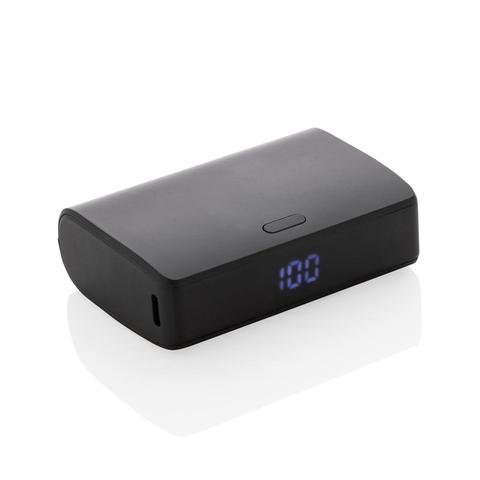 Powerbank 10000mAh charge rapide, plastique RCS, Flashcharge | Batterie pas cher