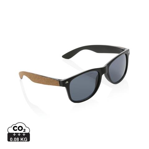 Lunettes de soleil en PC recyclé GRS avec liège | Lunettes pas cher