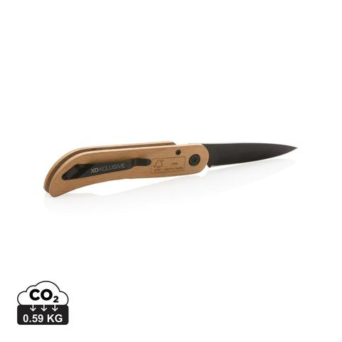 Couteau en bois avec sécurité Nemus | Couteaux,securite pas cher