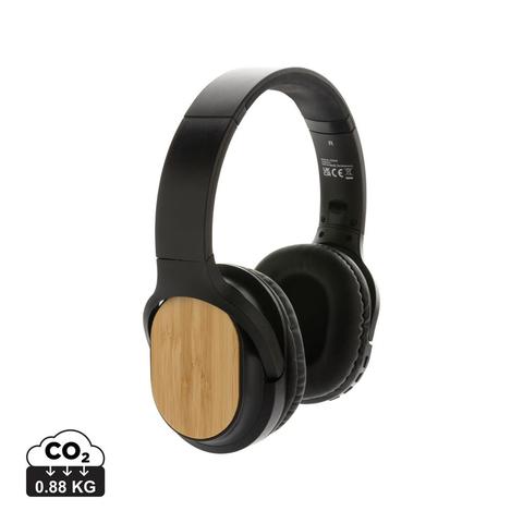 Casque sans fil pliable en bambou et plastique RCS Elite | Musique pas cher