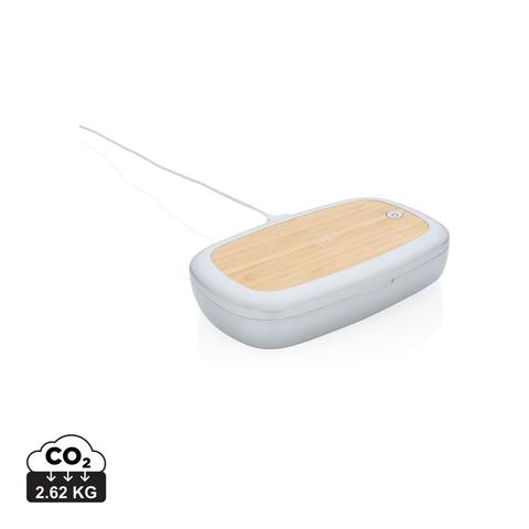 Boîte de stérilisation UV-C avec chargeur sans fil 5W Rena | Boite,chargeur,proprete pas cher