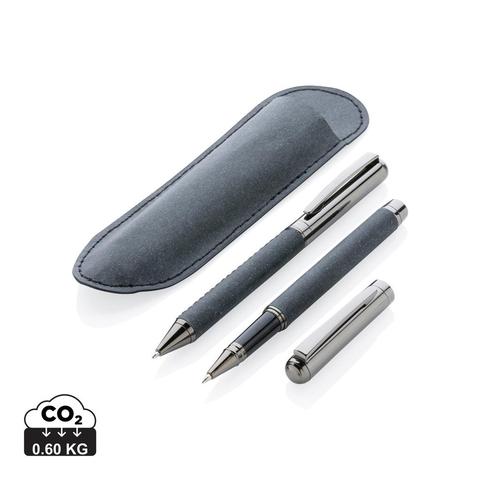 Parure de stylos en cuir recyclé | Stylo pas cher