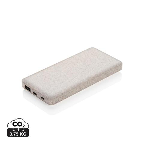 Powerbank en fibre de paille de blé 10.000 mAh | Batterie pas cher