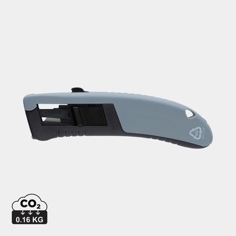 Couteau à rétraction automatique en plastique recyclé RCS | Krokrodeal