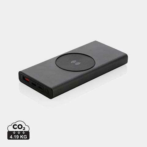 Powerbank 10.000mAh et 18W en aluminium recyclé RCS Terra | Batterie pas cher