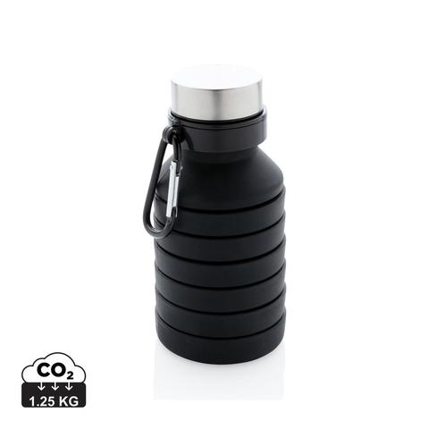 Bouteille en silicone pliable étanche avec couvercle | Bouteille pas cher