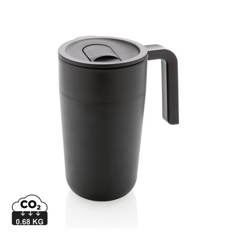 Tasse en acier inoxydable et PP recyclé GRS avec poignée | Mug,cuisine pas cher