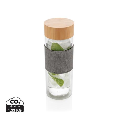 Bouteille à double paroi en verre Impact | Bouteille,verre pas cher
