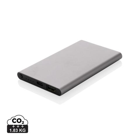 Powerbank 4000mAh en plastique recyclé/aluminium RCS | Batterie pas cher