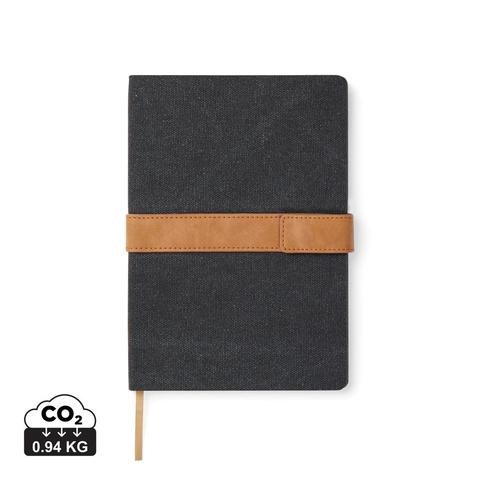 VINGA Carnet de notes en toile recyclée RCS Bosler | Bloc-notes pas cher