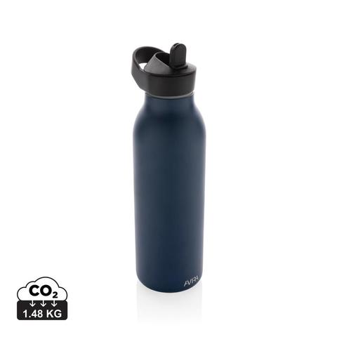 Bouteille d'eau 500ml fliptop en acier RCS Avira Ara | Bouteille pas cher