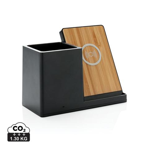 Chargeur 10W avec porte-stylo en ABS recyclé RCS Ontario | Stylo,chargeur pas cher