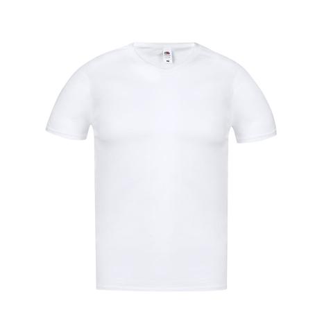 T-Shirt Adulte Blanc Iconic V-Neck | Tshirt pas cher