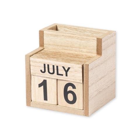 Porte-Crayons Calendrier Perpétuel Laorek | Calendrier,crayon pas cher