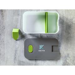 Vue Multi Box boîte lunch de couleur vert| Krokrodeal