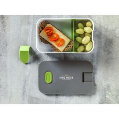Vue Multi Box boîte lunch de couleur vert| Krokrodeal