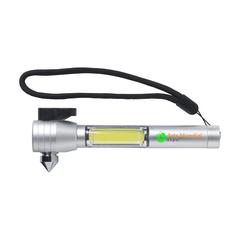 Vue RescueHammer COB marteau de secours de couleur gris| Krokrodeal